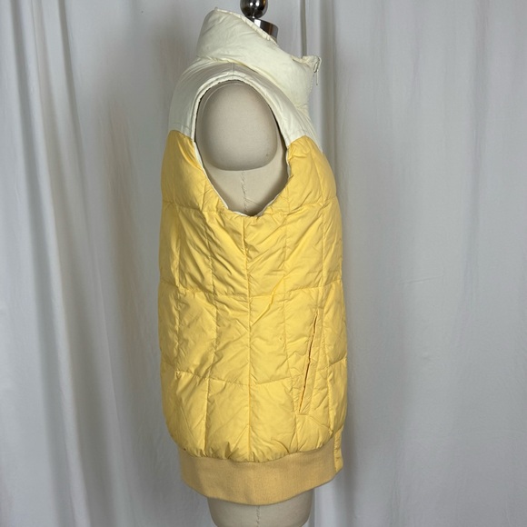 Le Tigre Yellow and Cream Puffer Vest - Picture 7 of 12